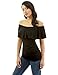 PattyBoutik Women Flutter Off Shoulder Blouse