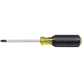Klein Tools 603-4 Screwdriver, #2 Phillips Tip, Cushion Grip, Precision Machined Electrician Screwdriver, Home Improvement