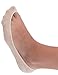 No Show Socks for Women by Jays, Extra Large Silicon Grip, 4 for the Price of 3 - Beige, Size M