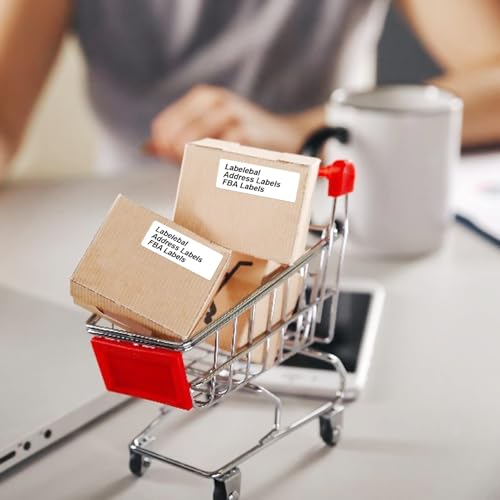 Azonee Shipping Address Mailing Labels 30-UP White Shipping Labels for Inkjet or Laser Printer Labels White Blank Sticker Name Tags Printable Address Labels 30 Per Page 3000 Labels 100Sheets