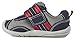 pediped Grip-N-Go Adrian Sneaker (Toddler),Navy/Grey/Red,22 EU (6-6.5 M US Toddler)