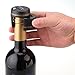 Doinshop Bottle Password Code Lock, Combination Lock for Wine & Liquor Bottle, Wine Whiskey Bottle Top Stopper (Black)