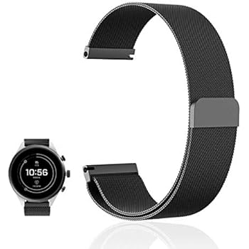 Amazon.com: for Fossil Sport Band, FRGNIE Milanese Stainless ...