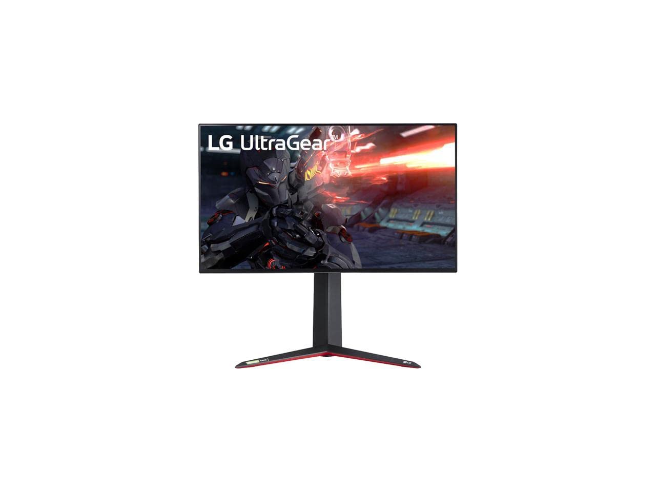 LG 27GN950-B Ultragear Monitor para juegos Pantalla Nano IPS UHD de 27 (3840 x 2160), tiempo de respuesta de 1 ms, frecuencia de actualización de 144 Hz, compatibilidad con G-SYNC, AMD FreeSync Premium Pro, soporte ajustable de inclinación/altura/pivote