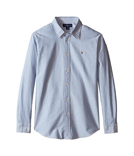 Polo ralph lauren kids solid oxford shirt big kids oxfo…
