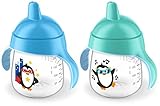 Philips Avent My Penguin Sippy Cup 9oz, Blue, 2pk, SCF753/25 (Baby Product)