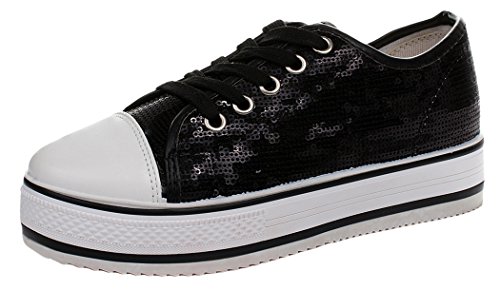 Xiaxian Women's Casual Shoes(7.5 B(M)US,black)