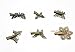 yueton?Pack of 6 Vintage Hairpin Butterfly Dragonfly Flower Shape Hair Clip Headwear Lady Hair Accessories