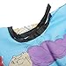 Colorfulife Child Hair Cutting Waterproof Cape Barber Kids Hair Styling Cloth with Snap Closure Professional Home Salon Hairdressing Wrap Cartoon Men Pattern B003 (Blue)
