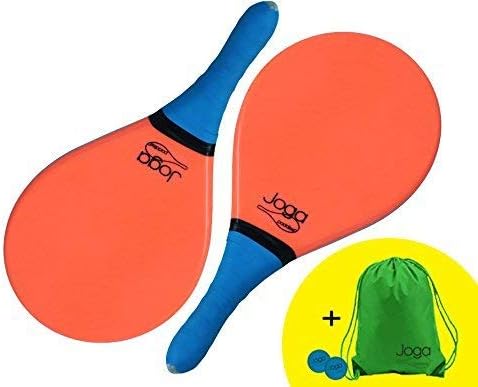 2 Fiberglass Frescobol or Beach Paddleball Racquet Set