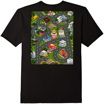 Mens Play Cars on Daddy's Back - Gift for Dad and Kids Funny Car Medium Black