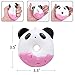 Aolige 2 PCs Squishies Panda Slow Rising Jumbo Kawaii Cute Small Animal Donuts Creamy Scent for Kids Party Toys Stress Reliever Toy