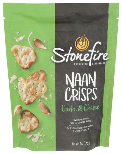S.TONEFIRE PARMESAN GARLIC NAAN CRISPS 6 OZ