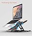 MeFee Laptop Stand Adjustable Laptop Computer Stand Multi-Angle Stand Phone Stand Portable Foldable Laptop Riser Notebook Holder Stand Compatible for 9 to 15.6” Laptops Blackthumb 2