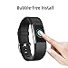 [8 Pack] Fitbit Charge 2 Screen Protector, OMOTON Full-Coverage HD Clear Premium Screen Protector for Fitbit Charge 2 with [Ultra-Clarity] [Highly Responsive] [No Bubble Installtion]