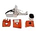 Podoy 044 Gas Fuel Tank Tune Up Kit Compatible with Stihl 044 MS440 Chainsaw Parts Fuel Tank Rear Handle with Air Filter Cover Base Kit