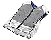 Techniche Hybrid Cooling Vest with both Hyperkewl Evaporative Cooling AND CoolPax PCM cooling, Silver, XX-Large