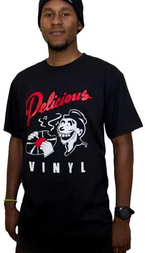 Delicious Vinyl Men's Classic DV Logo T-shirt - XXL Black