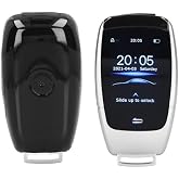 Smart Remote Car Key, All in One Keyless Entry Auto Unlock Lock with 2in LCD Screen, Car Key Replacement Accessory, Universal Automobile Remote Control for TK900 (Silver)