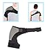 Astorn Adjustable Shoulder Brace for Rotator Cuff and AC Joint Pain Relief - Compression Sleeve for Men and Women with Ice Pack Holder