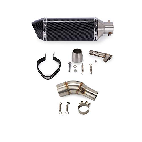 Motorcycle Slip on Exhaust system With Muffler Fit For Yamaha Yzf R3 R25 2015-2018 - Thumbnail 3