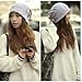 LIFECART Women Girl Slouchy Knit Beret Beanie Hat Cap Light OneSize, (As The picture)