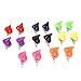 Frcolor 16pcs Demon Horn Clips Clip on Horns Gothic Hair Clips for Girls and Women Halloween Hair Accessories (Random Colors)