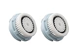 Sonishare Compatible Clarisonic Delicate Skin Facial Cleansing Replacement Brush - Mia 1, 2, or 3 (Aria) | SMART Profile | Alpha Fit | Pro | Plus | Radiance Cleansing Systems (2)