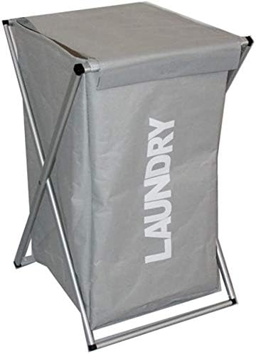 Marco de la cesta de lavadero portátil aleación grande plegable cesta