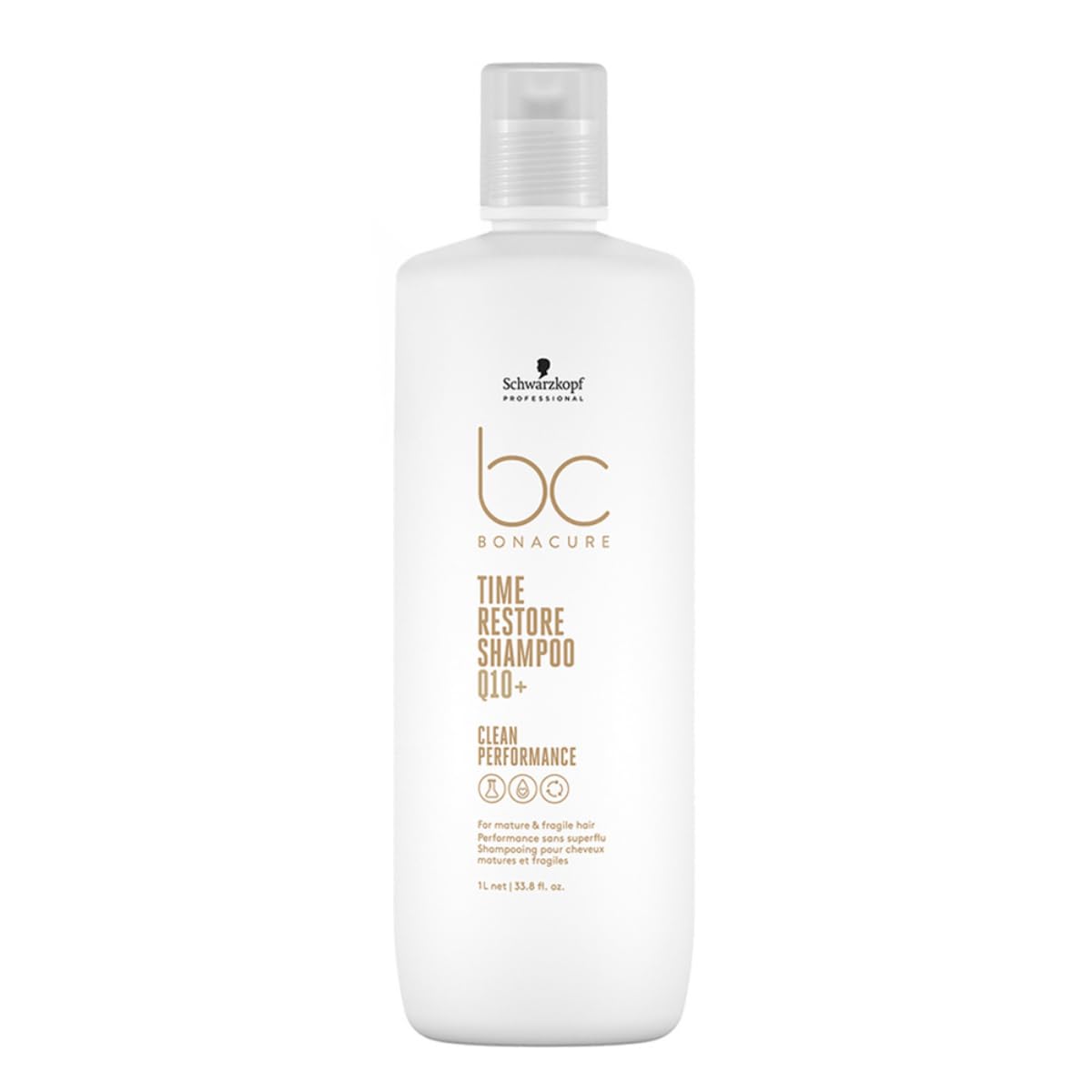 SCHWARZKOPF PROFESSIONAL BC Bonacure Time Restore Shampoo Q10+ Clean Performance 1000 ml
