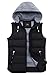 ZSHOW Women's Winter Padded Vest Removable Hooded Outwear Jacket