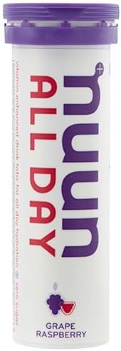 Nuun All Day Hydration Tabs (4 Tubes 15 Tablets each) (Grape Raspberry)