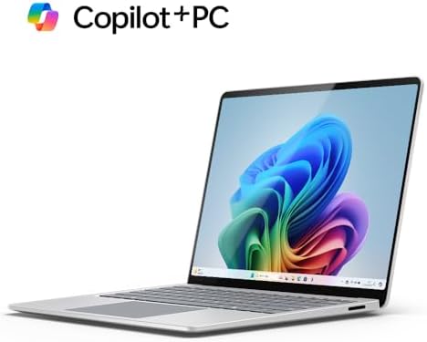 Microsoft Surface Laptop | Copilot+ PC | Ecrã tátil de 13,8" | Snapdragon X Plus | 16GB de RAM | SSD de 256GB | Modelo mais recente, 7ª Edição | Platina