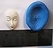 Face Cameo Flexible Food Grade Silicone Push Mold for Polymer Clay, Resin,wax,miniature Food,sweets,plaster