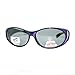 OTG Fit Over Glasses Oval Polarized Lens Sunglasses 100% UV Protection Purple