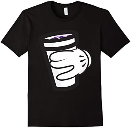 Mens Purple Drank In My Cup Shirt Medium Black