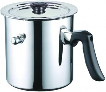 1,5L Milchtopf Mit Pfeife & Ausgießer - Edelstahl, Doppelwandig Für Induktion & Gas