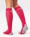 2XU Women's Performance Compression Run Sock, Hot Pink/Grey, Small