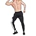 BROKIG Men's Gym Joggers Pants Workout Training Slim Fit Sweatpants with Zipper Pockets