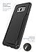 Smartish Galaxy S8+ Grip Case - Gripmunk Lightweight Protective Slim Samsung S8 Plus Cover (Silk) - Black Onyx