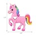 Baby Teething Toy, Bestwin Bendable & Freezer friendly Unicorn Teethers, Soft Silicone, BPA-Free, Natural Organic Infant Toys (Pink)