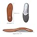 Security Full Length Leather Orthotic Insole Arch Support Insole Suitable for All Shoes(US Women's 8)