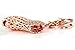 maycom High-heeled Shoe Keychain Creative Fashion Refinement Lady Gift Hollow Shoes Keyring Key Chain Ring Keyfob 86113 (Rose Gold)