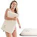 Cradle Me Thin Pillow for Sleeping - Luxury Memory Foam Pillow - Ultra Soft Slim Plush Luxury Pillow - 3 inch loft - White