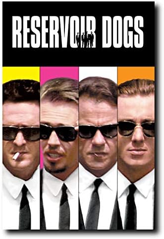 Reservoir Dogs Movie Poster 24x36 Inch Wall Art Portrait Print - Michael Madsen - Harvey Keitel - Steve Buscemi