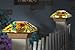 Collections Etc Solar Fence Stained Glass Effect Dragonfly Post Light Cap