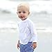 i play. by green sprouts baby-boys Trunks with Built-in Reusable Swim Diaper,Royal Stripe,18mo