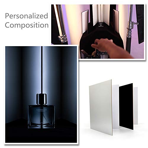 2-PCS-Light-Reflector-3-in-1-Photography-Reflector-Cardboard-A4-12x8-Inch-Size-Folding-Light-Diffuser-Board-for-Still-Life-Product-and-Food-Photo-Shooting-Black-Silver-and-White-2-Pack