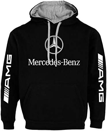 ICU collection Men's Mercedes Benz AMG Auto Hooded Sweatshirt Hoodie