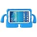 ABLEGRID® Protective Rubberise EVA Foam Childproof Shockproof Cover Case Durable Light Weight Cute Cartoon Kids Case for Samsung Galaxy Tablet 2 /3 /3 Lite / 4 / Q (7 inch version) (Blue)
